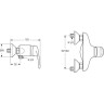 Смеситель для душа IDEAL STANDARD Idyll A2700AA